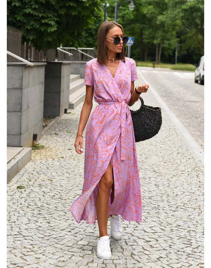 Suzanne - Vestido elegante con escote en V