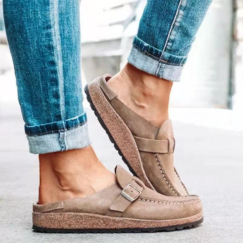 Evi | Zapatillas ortopédicas de madera elegantes