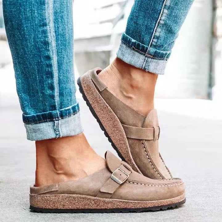 Evi | Zapatillas ortopédicas de madera elegantes