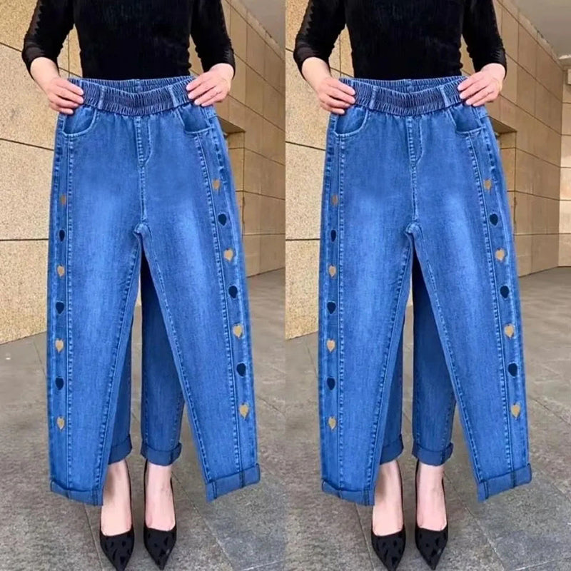 Dalary | Pantalones de Cintura Alta Elásticos