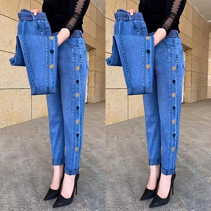 Dalary | Pantalones de Cintura Alta Elásticos
