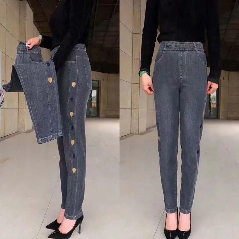 Dalary | Pantalones de Cintura Alta Elásticos