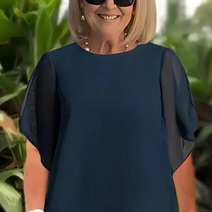Herlene | Conjunto de top y pantalones irregulares elegantes