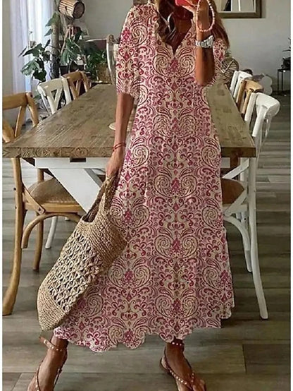 Julie | Vestido Bohemio de Verano con Escote en V