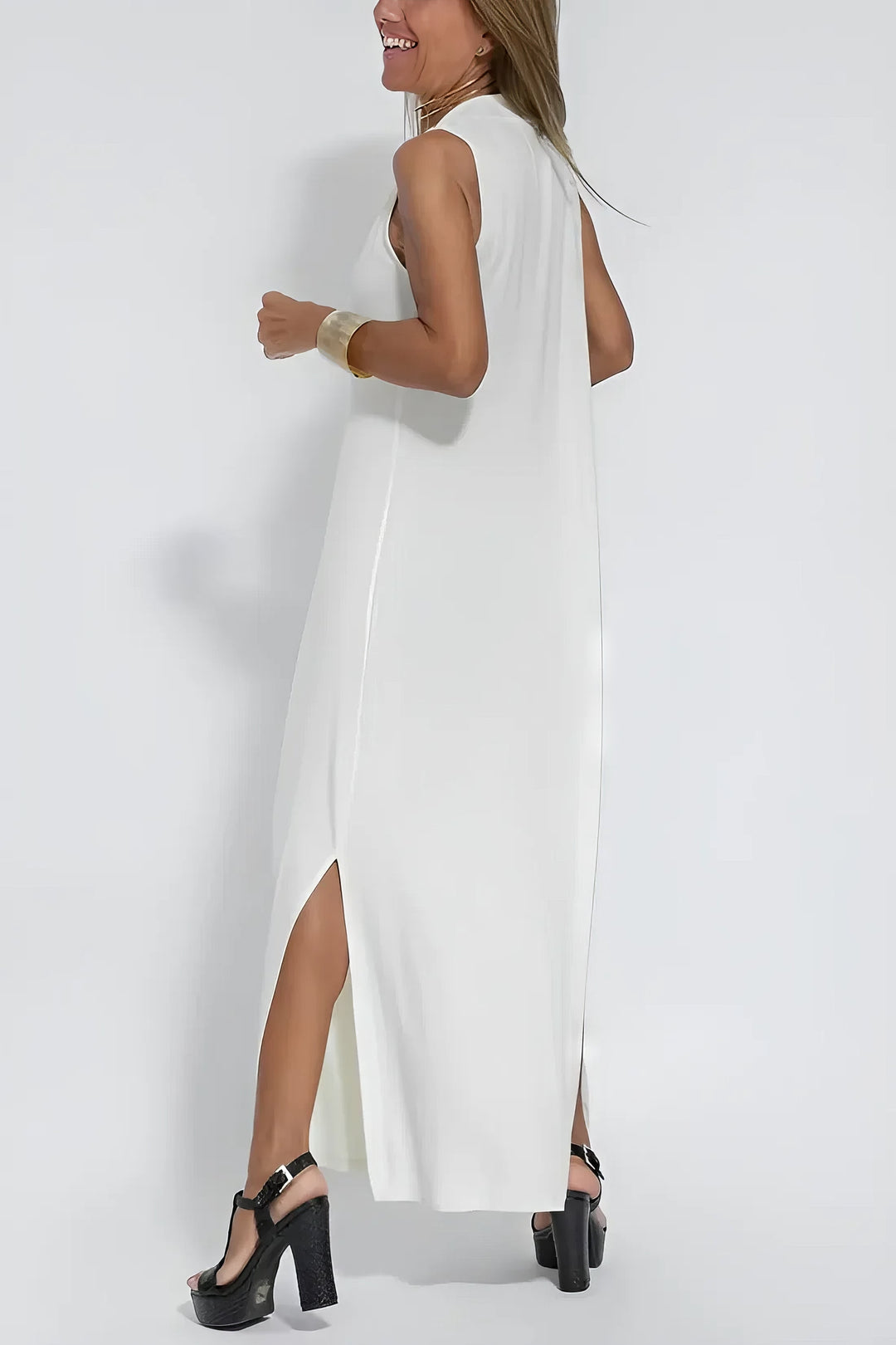Claire | Batas larga elegante